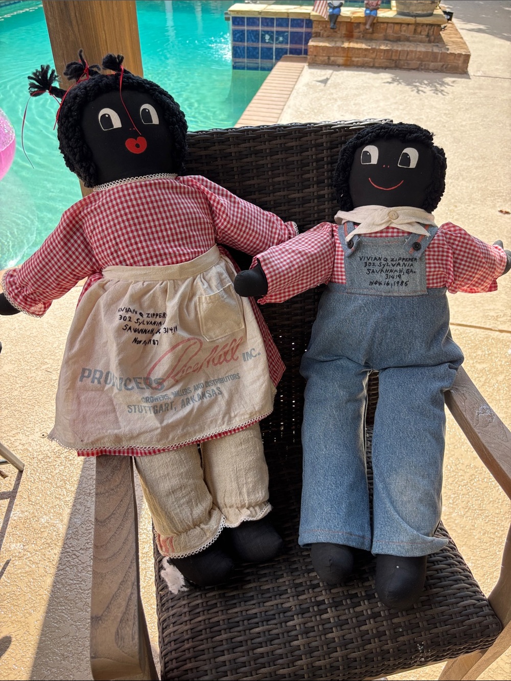 Vintage black Americana dolls